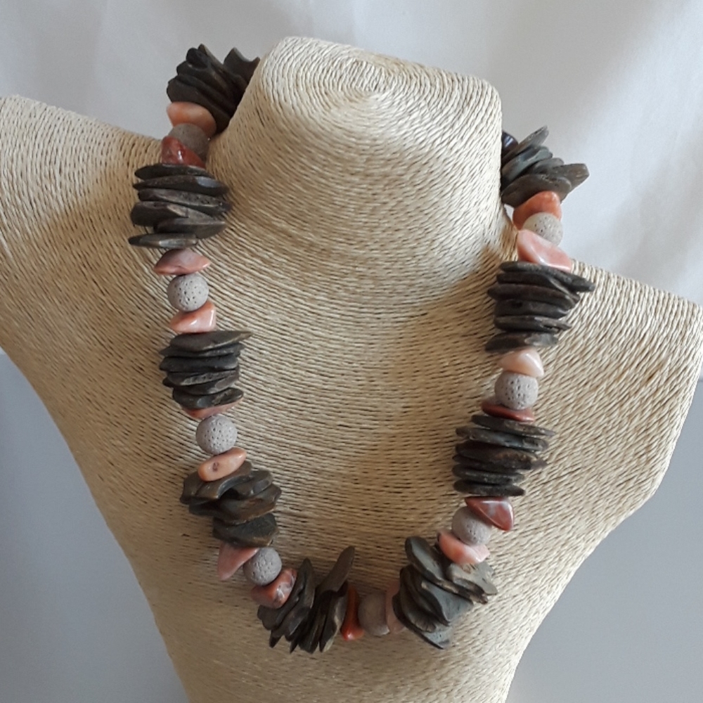 Vintage Mixed Stone Necklace
